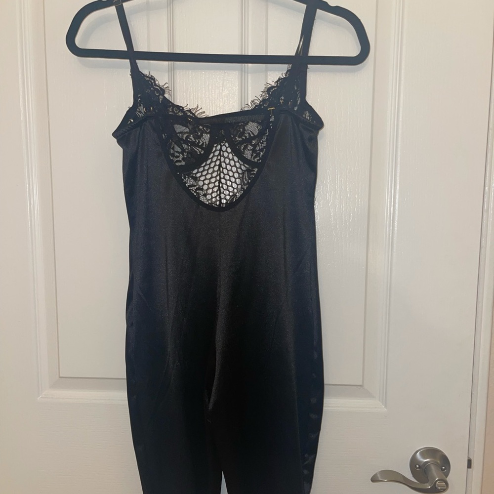 Black Lace Romper